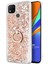 Xiaomi Redmi 9c Kılıf Glitter Liquid Holder Gold 2