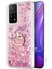 Xiaomi Mi 10T Kılıf Glitter Liquid Holder Pembe 2