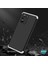 Xiaomi Redmi K40 Kılıf Double Dip 360 Protective Siyah Kırmızı 4