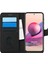 Xiaomi Redmi Note 10 Kılıf Fabric Book Wallet Siyah 2