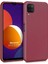 Matte Silicone Samsung Galaxy M12 Kılıf Mor 1