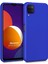 Matte Silicone Samsung Galaxy M12 Kılıf Mavi 1
