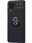 Samsung Galaxy M12 Kılıf Kickstand Ring Holder Siyah 2