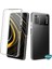 Xiaomi Poco M3 Kılıf 6 Tarafı Tam Full Koruma 360 Clear Soft Şeffaf 3