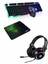 4in1 V5 Profesyonel Işıklı Oyuncu Kulaklığı+Rgb Klavye Mouse Seti+Mouse Pad 1