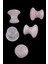 Mantar Kesim Gua Sha Pembe Kuvars Taşı Vücut ve Yüz Cilt Masaj Taşı - MS0044 2