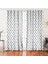Real Homes Çift Kanat Christmas Temalı Araba Tasarımlı Dijital Baskılı Modern Fon Perde 1