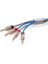 Bi Tech Siyah Banana Uçlu Bi-Amping Hoparlör Kablosu 2.5mm² / 4.0 Mm² (2m) 2
