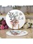 Real Homes 2'li Natural Floral Tasarımlı Dijital Baskılı Modern Yuvarlak Servis Altlığı – Supla 1