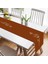 Real Homes Kahve Zemin Minimalist Çizimli Dijital Baskılı Modern Süet Runner 2