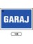Garaj Uyarı Ikaz Levhası 175 x 25 cm 1
