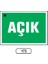 Açık Uyarı Ikaz Levhası 175 x 25 cm 1