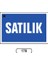 Satılık Uyarı Ikaz Levhası 175 x 25 cm 1