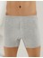 Penye Düğmeli Boxer Gri ME010 1