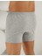 Penye Düğmeli Boxer Gri ME010 2
