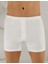 Erkek Beyaz Penye Düğmeli Boxer ME010 1