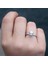 2.12 Ct. Kenarı Taşlı Pırlanta Topaz Tektaş Yüzük 1