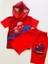 Örümcek Adam Spiderman Maskeli Kapri Şort Tshirt Eşofman Takımı Kostüm Duv 1