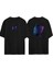 Unisex Groot Baskılı Siyah Oversize T-Shirt 3