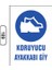 Koruyucu Ayakkabı Giy Uyarı Ikaz Levhası 25X35 cm 1