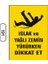 Islak ve Yağlı Zemin Yürürken Dikkat Et Uyarı Ikaz Levhası 25X35 cm 1