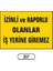 Izinli ve Raporlu Olanlar Iş Yerine Giremez Uyarı Ikaz Levhası 25X35 cm 1