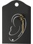 Ar-Zamak Obje Ear Cuff Küpe Yaprak 1