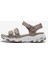 D'LİTES - FRESH CATCH Kadın Bej Sandalet - 31514 TPE 1