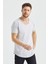 Gri Pis Yaka Salaş T-Shirt- TCPSR09S 2