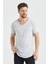 Gri Pis Yaka Salaş T-Shirt- TCPSR09S 3