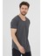 Erkek Füme Pis Yaka Salaş T-SHIRT-TCPS001R27S 1