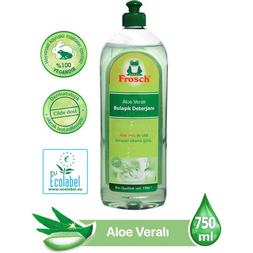 Frosch Bulaşık Deterjanı Aloe Veralı 750 ml