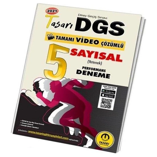 Tasarı Eğitim Yayınları DGS Sayısal(Matematik) Video Çözümlü 5 Performans Deneme 2021