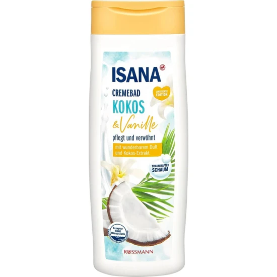 Isana Kremsi Duş Jeli Hindistan Cevizi  Vanilya 750 ml