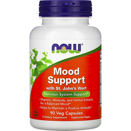 Now Foods, Mood Support With St. John's Wort, 90 Veg Capsules