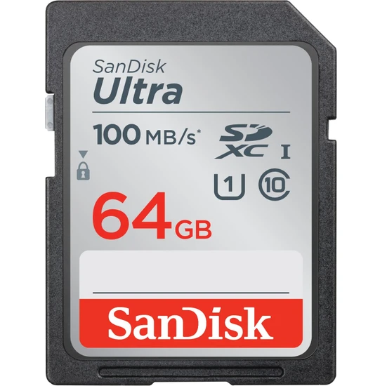 Sandisk 64 GB 100/MB Ult Sd C10