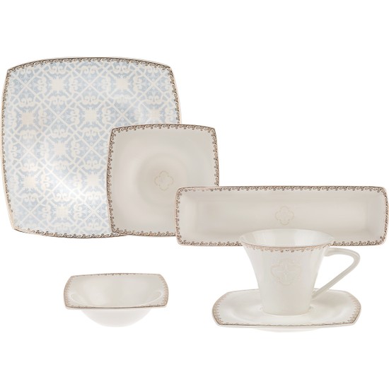 Karaca Fine Pearl Contour 26 Parça 6 Kişilik Kahvaltı Takımı Fiyatı