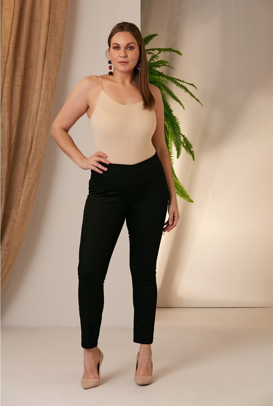 Rmg Büyük Beden Pamuk Bayan Pantalon görsel 4
