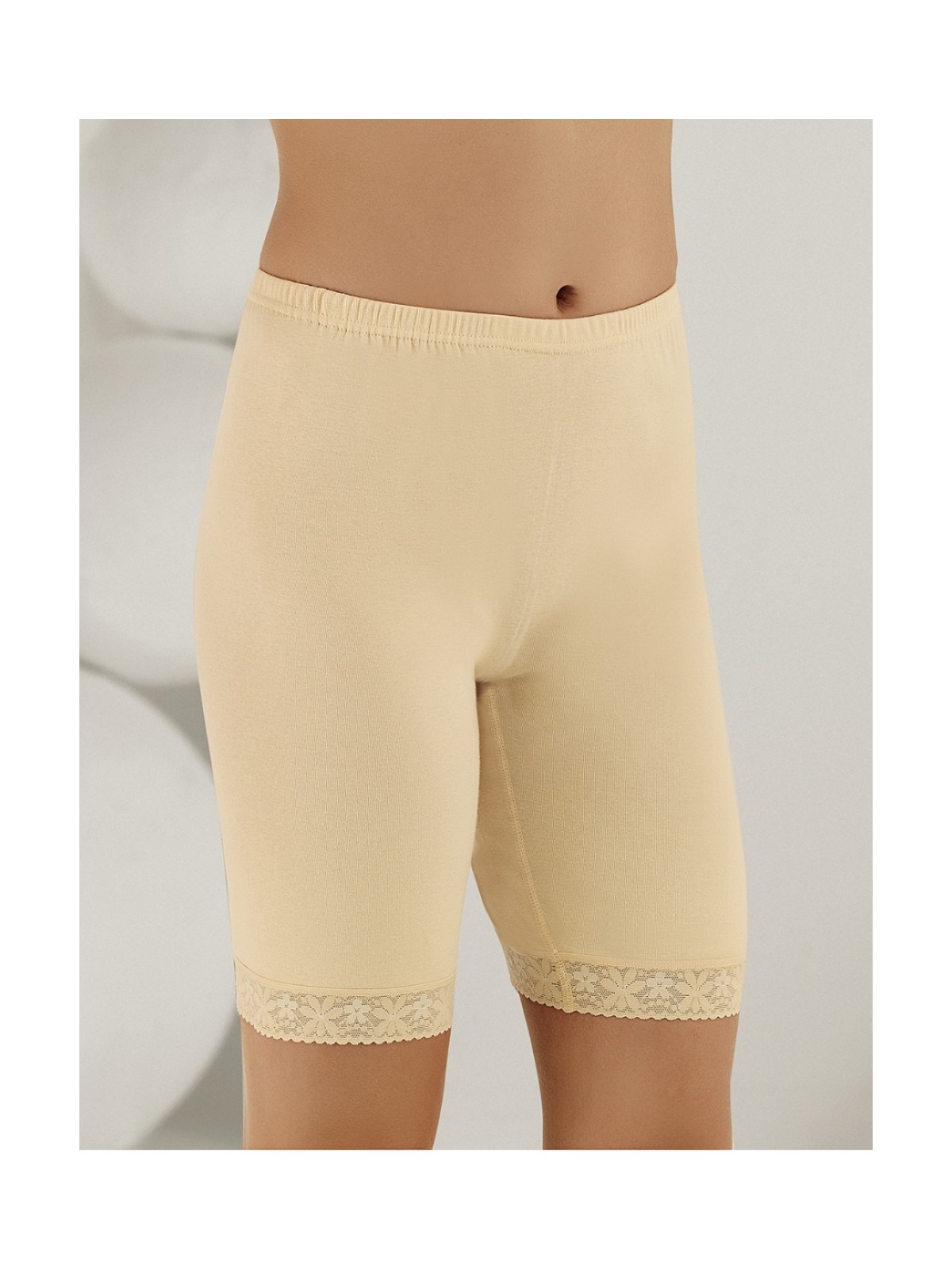 Şahinler Kadın Krem Dantelli Ribana Tayt MB005