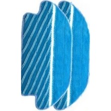 iBrush Viomi SE Uyumlu 2li Mop Fiber Bezi (Mavi)