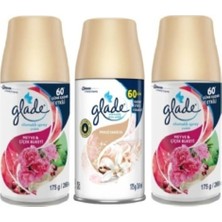 Glade Otomatik Sprey Meyve & Çiçek Buketi Yedek + Ipeksi Vanilya 3 x 269 ml