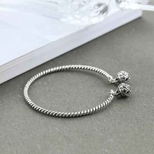 Tonstyle 925 Ayar Gümüş Burma 2 Toplu Bileklik