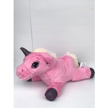 Gran Toys Peluş Sevimli Yatan At Pony 30 cm Pembe Sürpriz Hediyeli