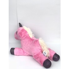 Gran Toys Peluş Sevimli Yatan At Pony 30 cm Pembe Sürpriz Hediyeli