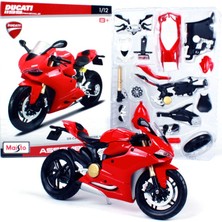 Maisto Ducati 1199 Panigale 1:12 Model Motosiklet Yap Boz Birleştir