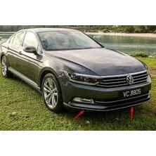 OTOTUNING53 Volkswagen Passat B8 Krom Ön Tampon Çıtası 3 Parça 2015-SONRASI