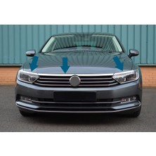 OTOTUNING53 Vw Passat B8 Krom Far Kaşı 3 Prç. P.çelik 2015-2019 Arası