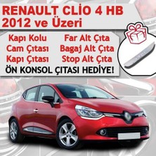 OTOTUNING53 Renault Clio 4 Hb Avantajlı Krom Set 6 Ürün 2012 Üzeri P. Çelik