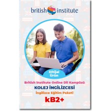 British Institute Kolej B2+ Seviyesi Genel Ingilizce Eğitim Paketi