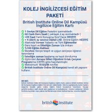 British Institute Kolej Ingilizcesi B1 Seviyesi Eğitim Paketi